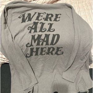 Cheshire Cat Alice in wonderland cardigan